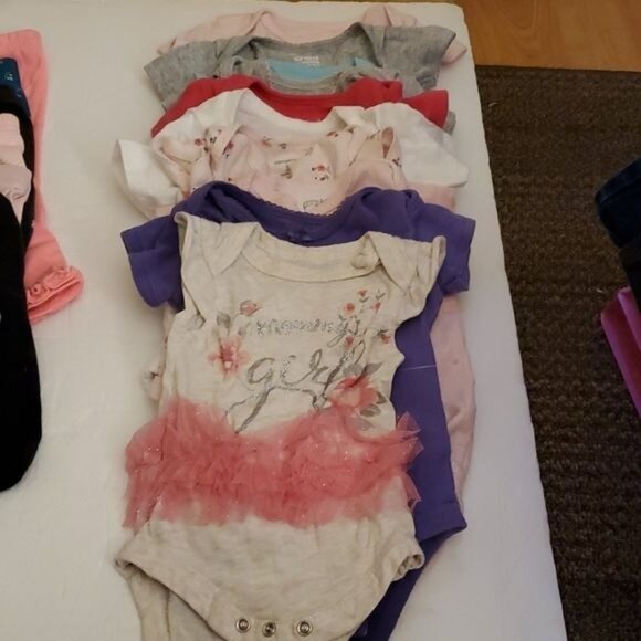 0-3 Months Baby Girl Clothing Clothes ONE PIECE Pants Tops SHIRTS BOTTOMS - Picture 2 of 4